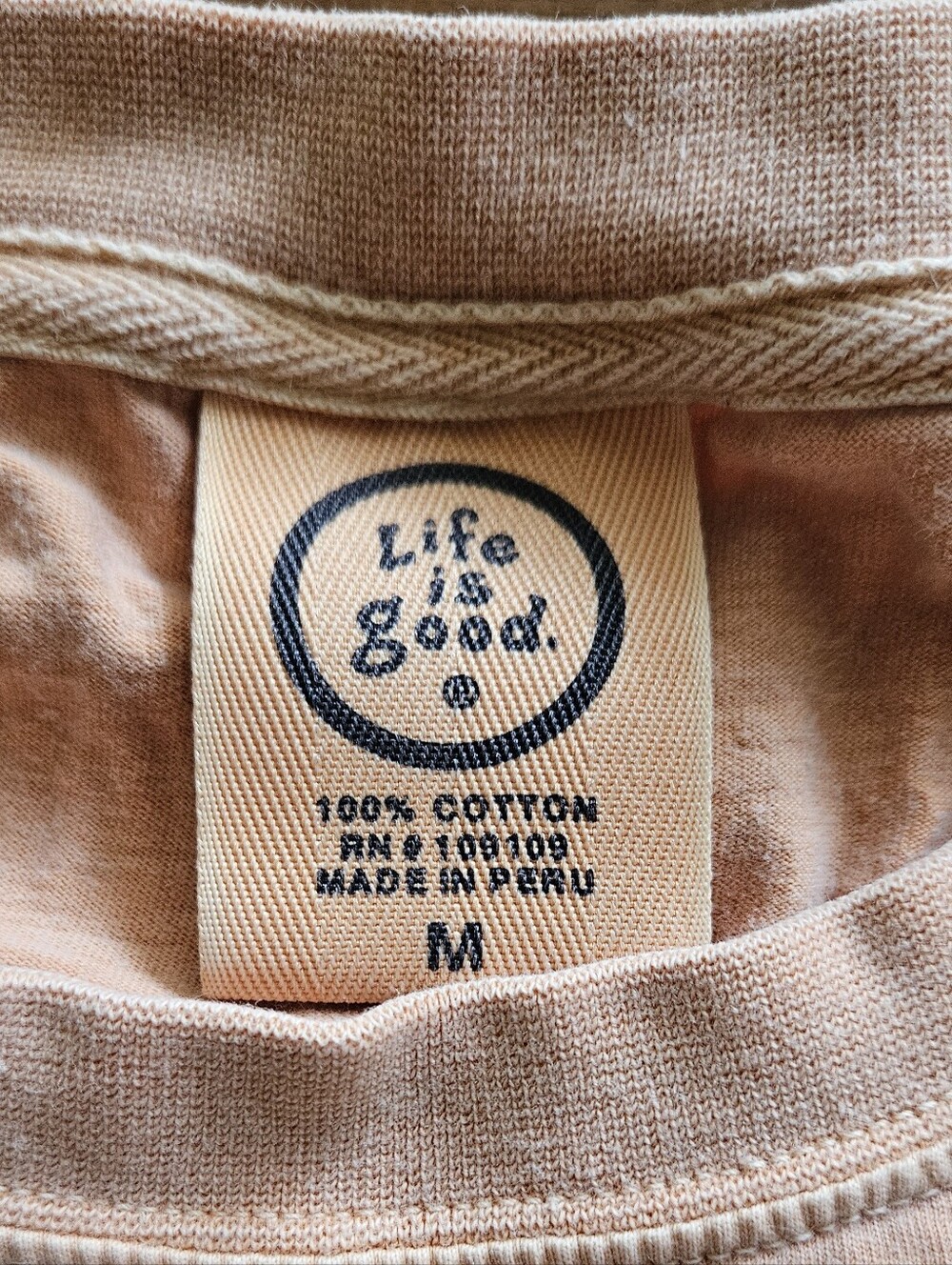 Life Is Good Peach 'Dog Gone' Truck Graphic Tee - Picture 2 of 6